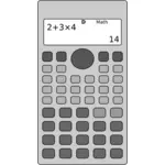 Vědecká Kalkulačka vektorový obrázek