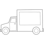 Gráficos vectoriales de camión