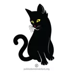 Prediseñadas de gato negro