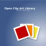 Pochette de CD pour ouvrir des images vectorielles clipart