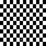 Černobílý šachovný vzor