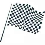 Bandera a cuadros icono vector de la imagen
