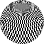 Checker board sfär