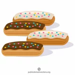 Eclairs de chocolate