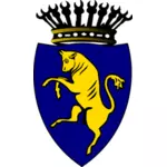 Grafika wektorowa herbu miasta Turyn