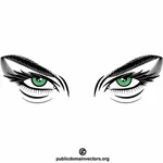 女性の目
