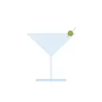 Cocktail med oliv