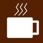 Kaffee-Zeit-Symbol