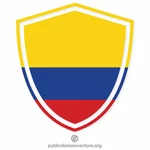 Escudo de bandeira colombiana
