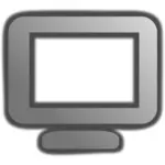 PC-Display-Zeichen-Vektor-Bild