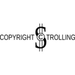 Copyright Trolling vectorillustratie