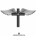 Cruz e asas