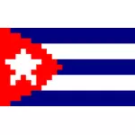 Kubánská vlajka v pixelech