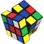 Rubik है घन वेक्टर चित्रण