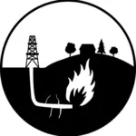 Shale gas eksploitasi ilustrasi