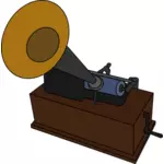 Image vectorielle de gramophone