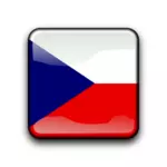 Botón de bandera República Checa