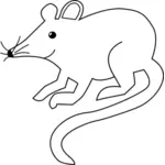 マウスのベクトル図