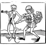 Дворянин и скелет