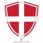 Danimarka bayraklı arması