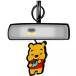 Winnie the Pooh hava temizleyici vektör çizim