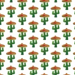 Pouštní kaktus bezešvé vzor