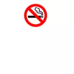 Não há sinais de fumo gráficos vetoriais