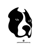 Hund-Vektor-Bild-silhouette