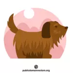 Perro peludo