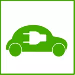 Elektroauto-Symbol-Vektor-Grafiken