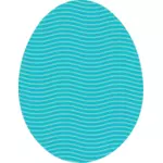 青いイースター卵ベクトル画像