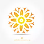 Conceptul logo-ul florale