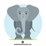 Clip art dei cartoni animati degli elefanti