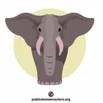 Elephant with big ears