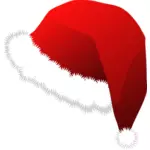 Moş Crăciun pălărie roşie vector illustration
