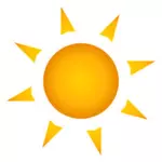 Arte di clip del simbolo sole