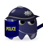 Spiel Polizist Symbol Vektor-Bild