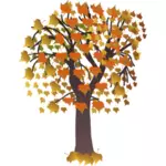 Осеннее дерево филиал вектора картинки