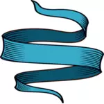 Vektorbild blå skuggade dekorativa band