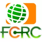 FCRC globul pictograme stralucitor vector imagine