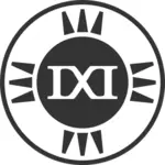 Konfekcja marki logo grafika wektorowa