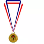 Иллюстрация Золотой медальон