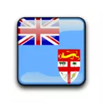 Fidji drapeau vectoriel bouton