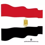 मिस्र की लहरदार झंडा