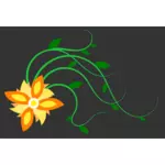 גרפיקה וקטורית פרח שמש