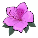 Vaaleanpunainen kukka ClipArt-grafiikka