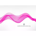 Vaaleanpunaiset aaltoviivat