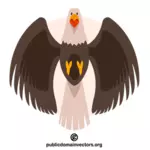 Vetor de águia voadora