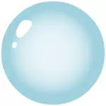 Blå bubbla vektorbild