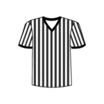 Image vectorielle de football arbitre chemise
